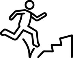 A man jumps between 2018 and 2019 symbolizing new beginnings challenges and personal growth concept as Highlights motivation goal setting and the spirit of starting fresh for futu Clean vector