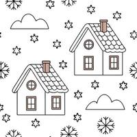 Winter warmth seamless tile pattern with hot cocoa and snowflakes for cozy kitchen decor concept as Hot cocoa and snowflakes arranged seamlessly to create cozy and warm winter kitc Clean Set 9 vector