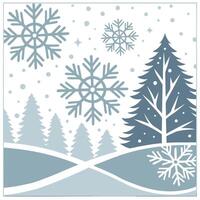 Winter snow seamless pattern with large soft snowflakes and frosty textures for a dreamy snow covered landscape concept as Dreamy winter snow pattern with soft snowflakes and frost Cleans vector