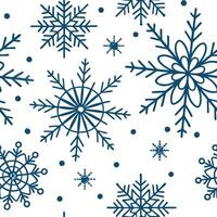 Winter seamless pattern with snowflakes icy textures and frost designs for a crisp cold season vibe concept as Crisp winter pattern with snowflakes icy textures and frost for a fre Cleans vector