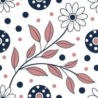 Vintage polka dot seamless pattern with varying sizes and classic color schemes for timeless designs concept as Timeless vintage polka dot pattern with varying sizes and classic co Cleans vector