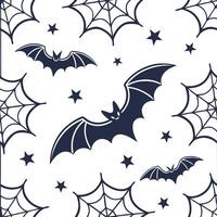 Vampire fangs and bats seamless tile pattern with gothic elements and dark hues for spooky Halloween decor concept as Gothic vampire fangs and bats arranged seamlessly with dark hu Cleans vector