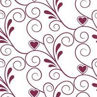 Valentine love letters seamless tile pattern with romantic scripts and heart accents for sentimental decor concept as Romantic scripts and heart accents arranged seamlessly for sen Cleans vector