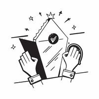 Trust point icon with ample space for text and graphics concept as An iconographic trust point design offering ample space for both text and graphics perfect for illustrating compr Cleans vector