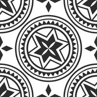 Tribal patterns seamless design with sharp edges and bold geometric shapes for a structured powerful aesthetic concept as Sharp edged tribal patterns with bold geometric shapes for Cleans vector