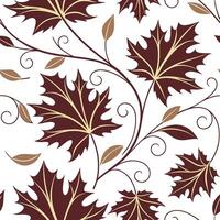 Thanksgiving leaves seamless pattern with rich autumn colors of red orange and yellow for a warm harvest inspired look concept as Warm Thanksgiving pattern with red orange and yell Cleans Set 3 vector