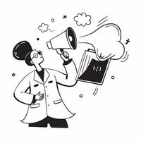 Team Leader with Laptop and Charts concept as An image of a team leader with a laptop and charts set against a whimsical background offering ample space for text or graphics symbol Cleans vector