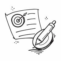 Target icon with copy space on a white background concept as A image of a target icon with ample copy space on a white background perfect for business goals and objectives v Cleans vector