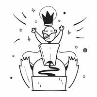 Supreme Ruler with Crown and Globe concept as An image of a supreme ruler with a crown and globe set against a whimsical background offering ample space for text or graphics symbol Cleans Set 2 vector