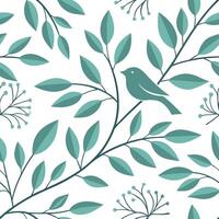 Subtle spring pastel seamless tile pattern with soft mint and peach accents for modern interiors concept as Modern interior design with soft mint and peach accents in seamless spri Cleans vector