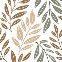 Spring leaves seamless pattern with soft gradients and green tones for fresh natural designs concept as Seamless pattern featuring soft gradient spring leaves in varying shades of Cleans Set 2 vector