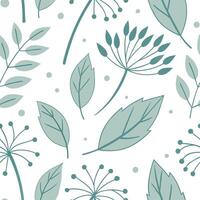 Spring leaves seamless pattern with light airy tones and delicate detail for soft whimsical spring designs concept as Soft spring leaves pattern with airy tones and delicate detail Cleans vector