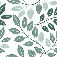 Spring leaves seamless pattern with layered leaves and soft tonal gradients for a subtle sophisticated effect concept as Layered spring leaves pattern with soft tonal gradients cre Cleans vector