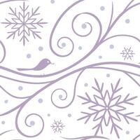 Soft winter seamless pattern with snowflakes pastel hues and gentle swirls for a delicate seasonal vibe concept as Delicate winter pattern with snowflakes pastel hues and swirls fo Cleans vector
