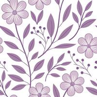 Soft summer flowers seamless pattern with pastel hues and gentle curves for calm soothing spring designs concept as Gentle summer flower pattern with pastel hues and soft curves id Cleans vector