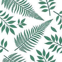 Serene summer leaves seamless pattern with light green foliage and soft earth tones for relaxed spaces concept as Light green foliage and soft earth tones arranged seamlessly to cr Cleans Set 7 vector