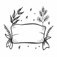 Rustic border frame with burlap and dried herbs with copy space concept as A border frame featuring burlap and dried herbs creating a rustic Thanksgiving theme with ample space fo Cleans vector