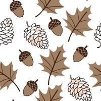 Rustic autumn leaves seamless tile pattern with deep reds oranges and yellows concept as Deep red orange and yellow autumn leaves create a rustic seamless tile pattern perfect for Cleans Set 2 vector
