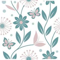 Retro spring seamless pattern with geometric shapes and pastel hues for modern interiors concept as Geometric spring motifs in retro inspired pastel hues designed in a seamless pat Cleans vector