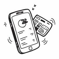 Phone with Budgeting App concept as A smartphone displaying a budgeting app interface with a plain background to provide space for additional text or graphics in Photo Stock Conce Cleans vector
