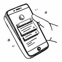 Phone with Biometric Login concept as A smartphone displaying a biometric login interface with a plain background offering space for text or additional design elements in Photo St Cleans vector