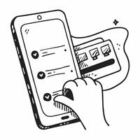 Phone Displaying Secure Access Interface concept as A smartphone displaying a secure access interface for authentication with a plain background offering space for additional text Cleans vector