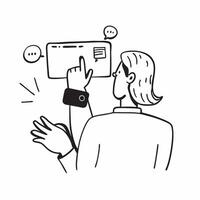 Person with Phone and Friendly Support Assistance concept as A person holding a phone providing friendly support assistance set against a blank background offering space for text o Cleans vector