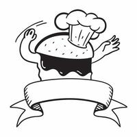 Person with a pie and whipped cream overlay symbolizing Thanksgiving desserts with copy space concept as A person intertwined with a pie and whipped cream representing the classic Cleans vector