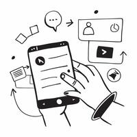 Person with a laptop and data visualization icons overlay symbolizing data visualization in marketing with copy space concept as A person intertwined with a laptop and data visual Cleans Set 2 vector