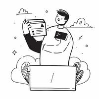 Person with a e reader urban rooftop and travel mug overlay symbolizing rooftop remote work with copy space concept as A person intertwined with an e reader urban rooftop and trav Cleans vector