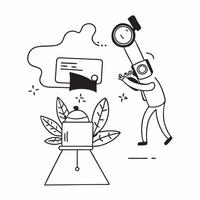 Person with a digital clock camera tripod and sunset overlay symbolizing timelapse photography with copy space concept as A person intertwined with a digital clock camera tripod a Cleans vector
