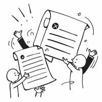 People with Sparkling Employment Agreements and Happy Smiles concept as A group of people holding sparkling employment agreements with happy smiles set against a whimsical backgrou Cleans vector