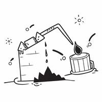 Oil Price Surge and Decline concept as A view depicting the surge and decline of oil prices set against a whimsical background offering ample space for text or graphics symbolizing Cleans vector