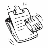 Notebook icon with copy space on a white background concept as A image of a notebook icon with generous copy space on a white background ideal for business planning and note Cleans vector
