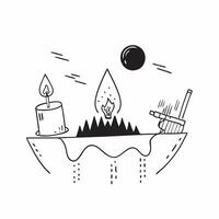 Natural Gas Price Rise and Fall concept as A view depicting the rise and fall of natural gas prices set against a dreamy background offering ample space for text or graphics symbol Cleans vector