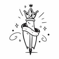 Monarch with Crown and Scepter concept as An image of a monarch with a crown and scepter set against a dreamy background offering ample space for text or graphics symbolizing regal Cleans vector