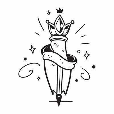 Monarch with Crown and Scepter concept as An image of a monarch with a crown and scepter set against a dreamy background offering ample space for text or graphics symbolizing regal Cleans