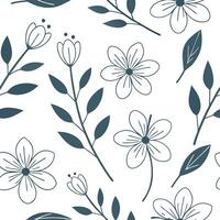 Minimalist spring floral seamless pattern with subtle textures and soft pastel shades for modern aesthetics concept as Soft pastel spring floral pattern with minimalist textures pe Cleans vector