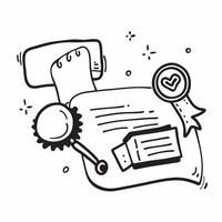 Medical Tools with ISO13485 Badge and Certificate concept as Medical tools with an ISO13485 badge and a certificate set against a dreamy background offering ample space for text or Cleans vector