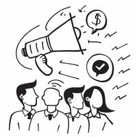 Marketing team with PR crisis concept as A marketing teams profile blended with a PR crisis symbolizing the impact of negative publicity Ideal for business and marketing ads in P Cleans vector