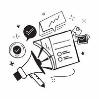 Marketing illustration with copy space for business reports concept as A visually appealing marketing illustration with copy space designed to enhance business reports and presenta Cleans Set 2 vector