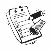 Marketing checklist icon with copy space on white background concept as A illustration of a marketing checklist icon with ample copy space on a white background ideal for re Cleans vector