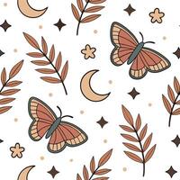 Local folklore tales and mythical creatures seamless tile pattern with vibrant and earthy tones concept as Vibrant and earthy tones highlight local folklore tales and mythical crea Cleans vector