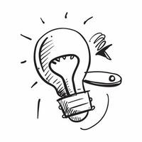 Lightbulb icon with copy space on a white background concept as A image of a lightbulb icon with ample copy space on a white background perfect for showcasing business ideas Cleans Set 2 vector