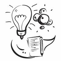 Lightbulb icon with copy space on a gray background concept as A image of a lightbulb icon with generous copy space on a gray background ideal for showcasing ideas and innov Cleans Set 3 vector