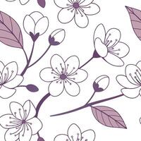 Light and airy spring pastel seamless tile pattern with peach and lilac for refreshing home accents concept as Fresh peach and lilac colors combined seamlessly for a soft and refre Cleans vector