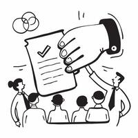 Legal team with contract breach concept as A legal teams profile blended with a contract breach symbolizing the challenges and consequences of legal violations Perfect for busines Cleans vector