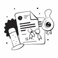 Lab Samples with Certificate and ISO Badge concept as Lab samples with a certificate and an ISO badge set against a dreamy background offering ample space for text or graphics symb Cleans vector