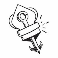 Key icon with copy space on a white background concept as A image of a key icon with ample copy space on a white background perfect for security and automotive themed visual Cleans Set 2 vector