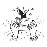 Human hands releasing a dove into the sky with copy space concept as Human hands releasing a dove into the sky symbolizing peace freedom and hope with ample space for writing in Cleans vector
